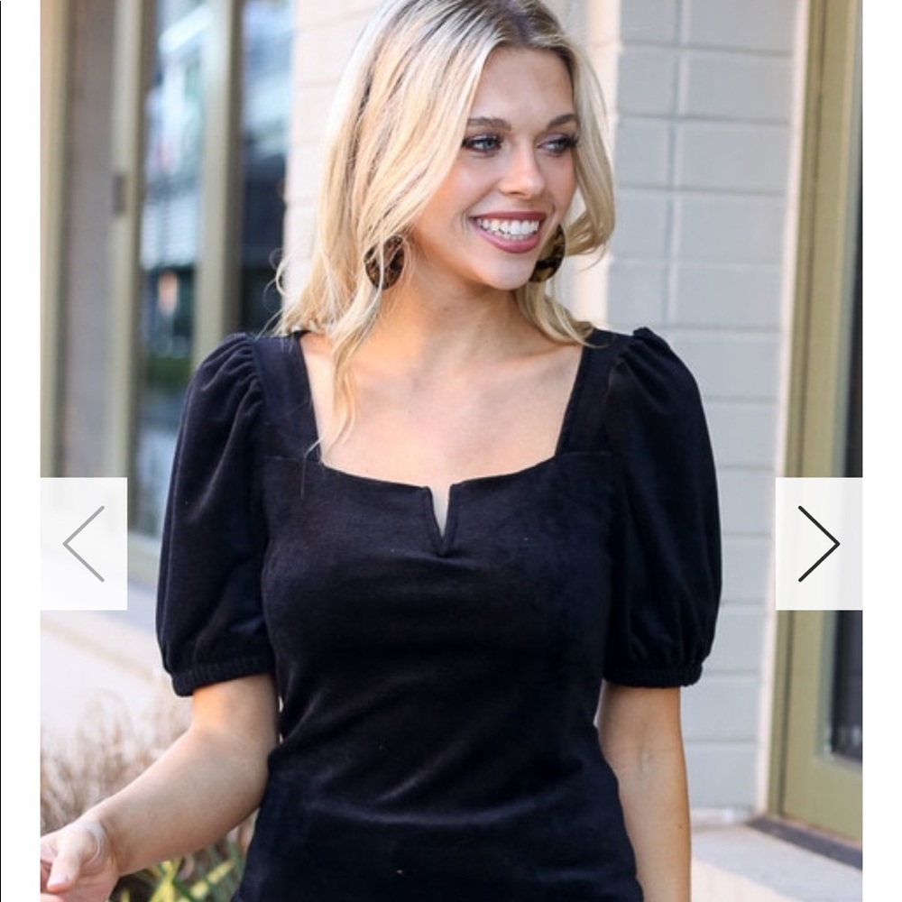 Annabelle Notched Square Neck Top